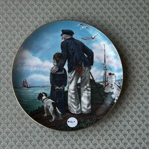 Norman Rockwell’s “Looking Out to Sea” Decorative Plate